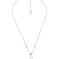 Brilliance Lariat Cubic Zirconia Y Pendant Necklace