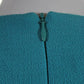 Michael Kors Collection Womens Wool Darted 3/4 Sleeve Sheath Dress Blue