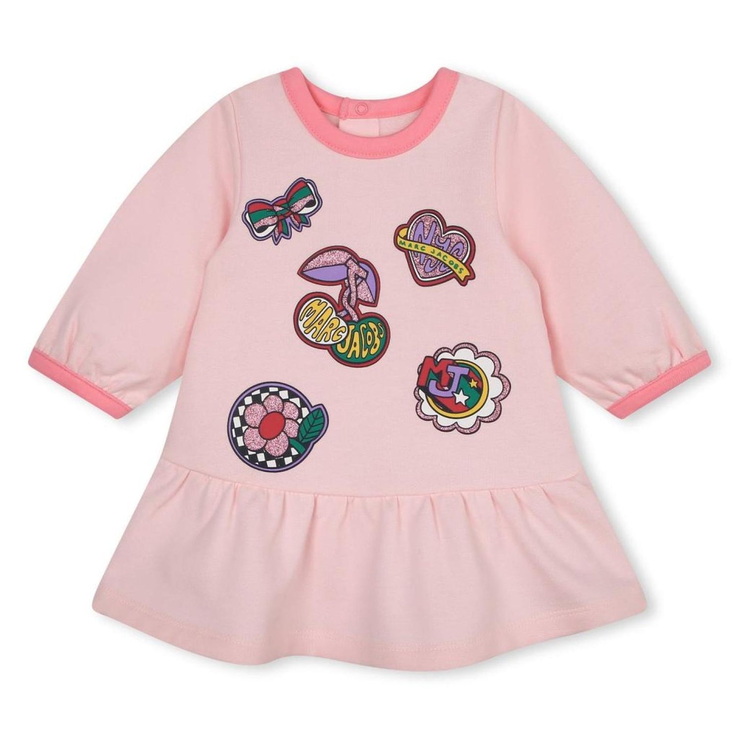 Pink Sequin Patch Outfit