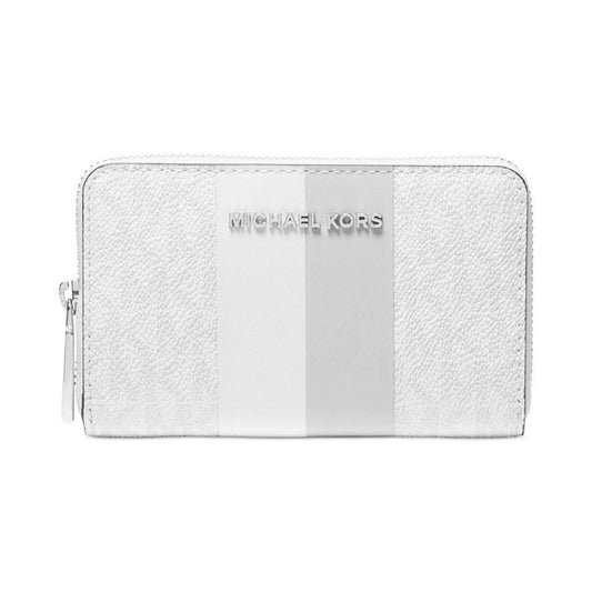 Jet Set Logo Small Zip Around Card Case