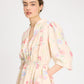 Whimsical Garden Belted Shirt Dress