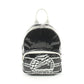 La Pausa Backpack Rucksack Coated Canvas Silver Hardware