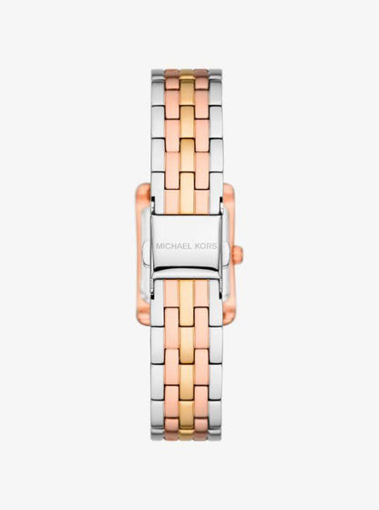 Mini Monroe Pavé Tri-Tone Watch