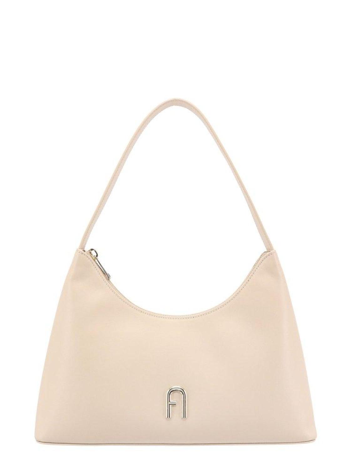 Furla Diamante Logo Plaque Small Shoulder Bag