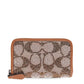 Coach Monogram Detailed Zipped Wallet