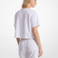 Oversized Logo Jacquard Terry Shirt