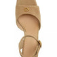 Women's Suede Espadrille Wedge Sandals