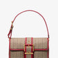 Colby Medium MK2000 Logo Jacquard Shoulder Bag