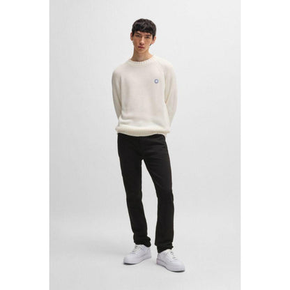 Slim-fit jeans in black stretch denim