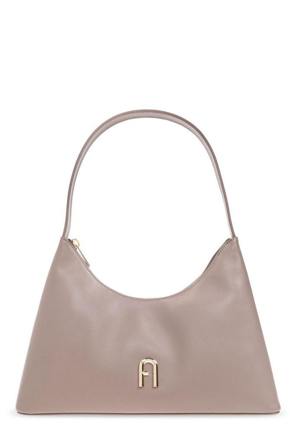 Furla Diamante Logo Plaque Shoulder Bag