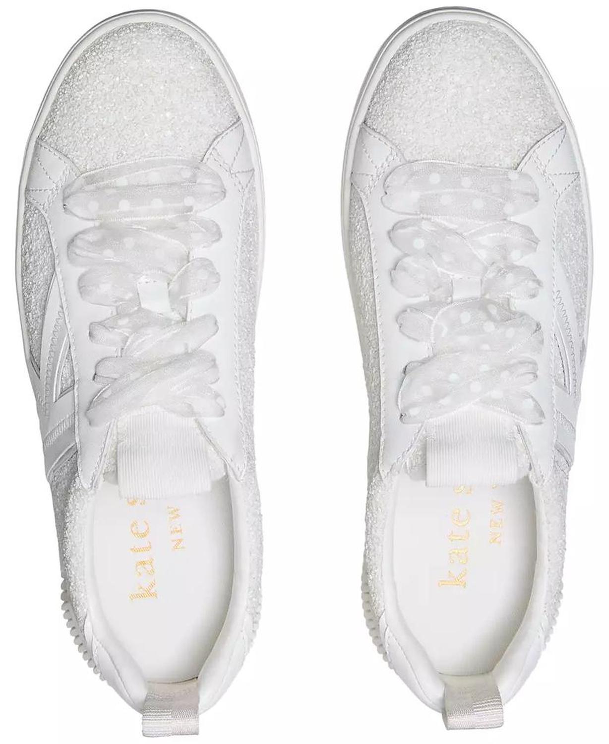 Women's K As In Kate Chunky Glitter Court Sneakers