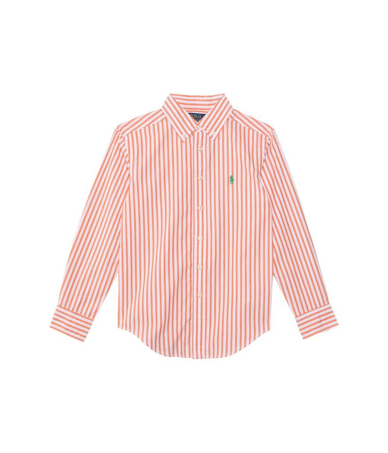 Plaid Cotton Poplin Shirt (Big Kid)