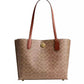 Signature Logo Willow Canvas Large Tote Bag