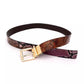 Women's 32mm Snake Embossed Reversible Belt