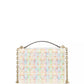 Deco Tweed Chain Strap Mini Shoulder Bag