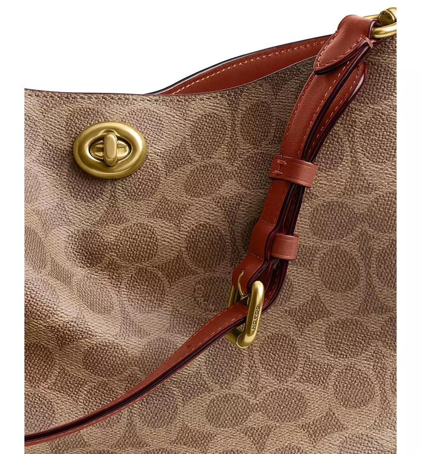 Willow Small Soft Signature Canvas Bucket Bag