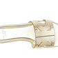 Duo Metallic Leather Slide Sandal