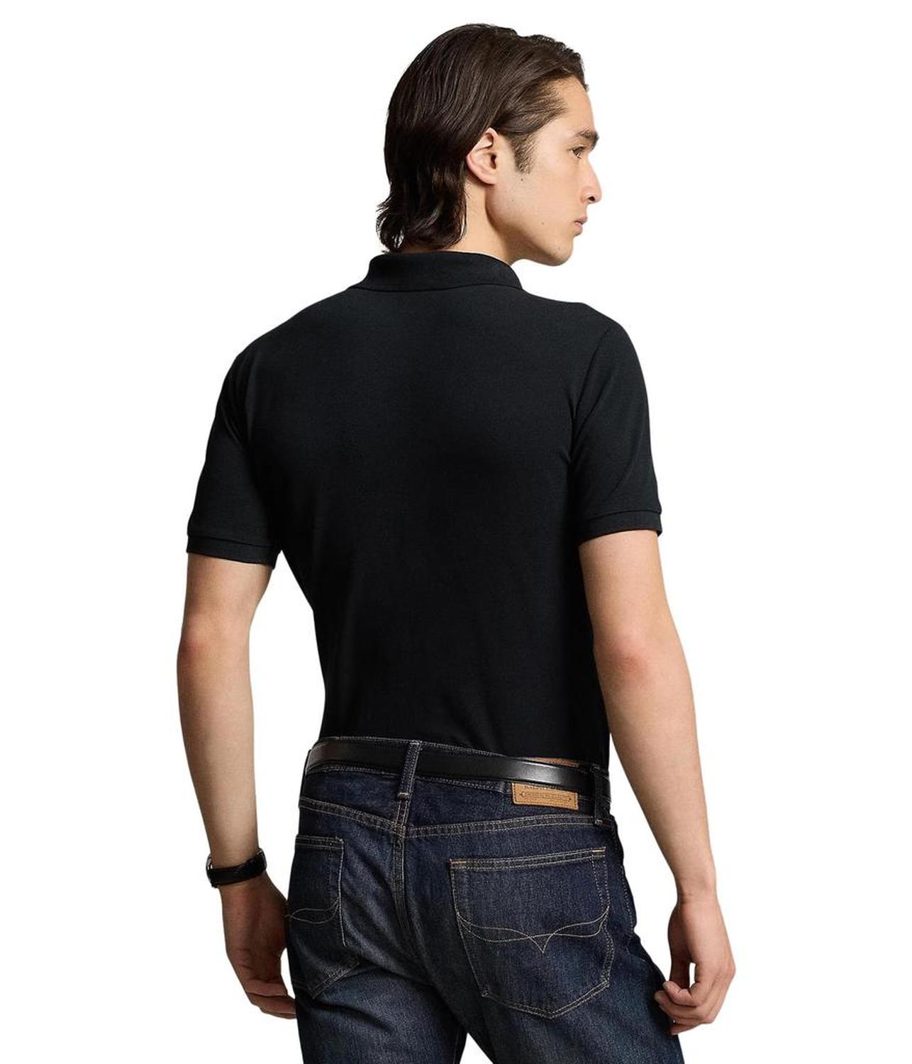 Classic Fit Stretch Mesh Polo Shirt