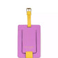 New York Just Mine Initial Luggage Tag, S