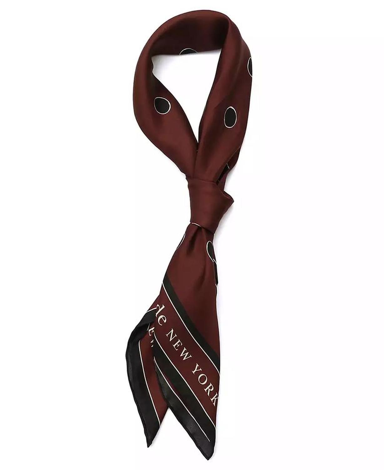 Downtown Dot Silk Square Scarf