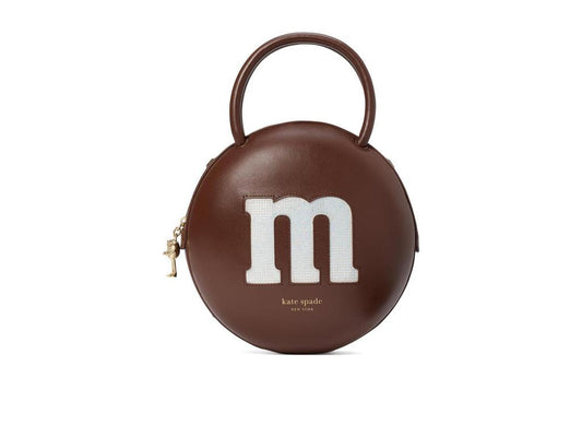 Mms X Kate Spade New York Embellished Smooth Leather 3D Crossbody