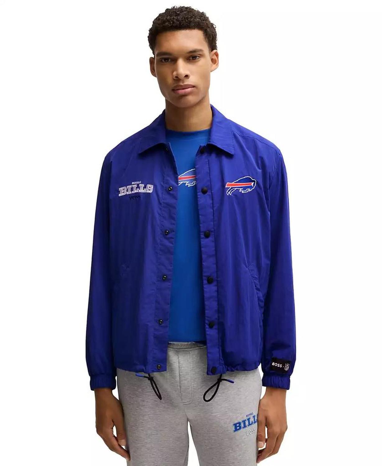BOSS x NFL Embroidered Branding Water-Repellent Jacket