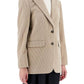 Single-Breasted Corduroy Blazer
