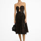 Corded Floral Lace Bustier Dress