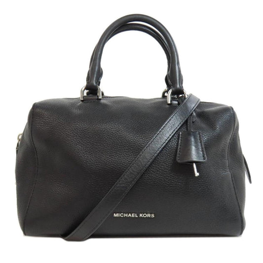 Michael Michael Kors  Leather Boston Bag Handbag Shoulder Bag (Pre-Owned)