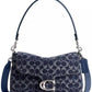 Tabby Medium Signature Denim Shoulder Bag