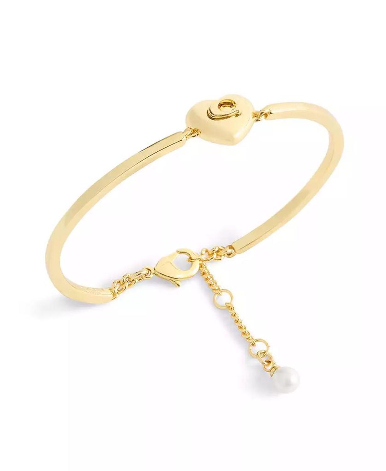 Gold Plated Heart Cuff Bracelets
