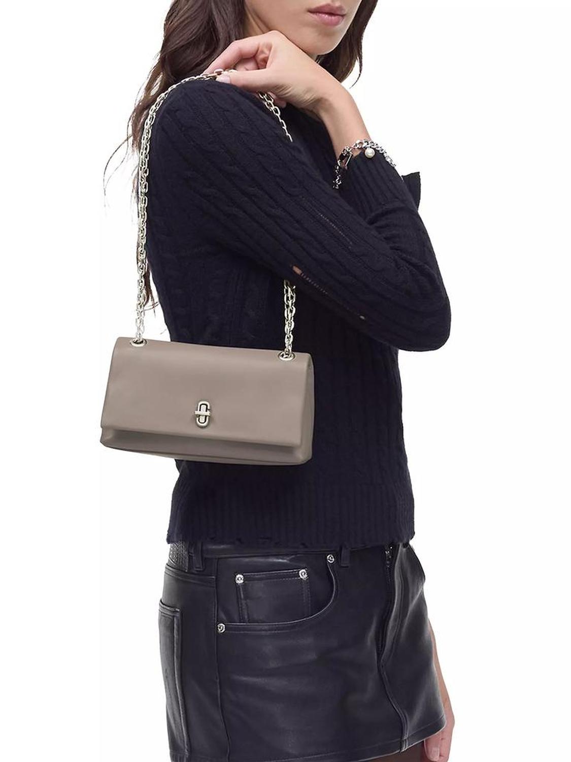 Dual Chain Leather Wallet