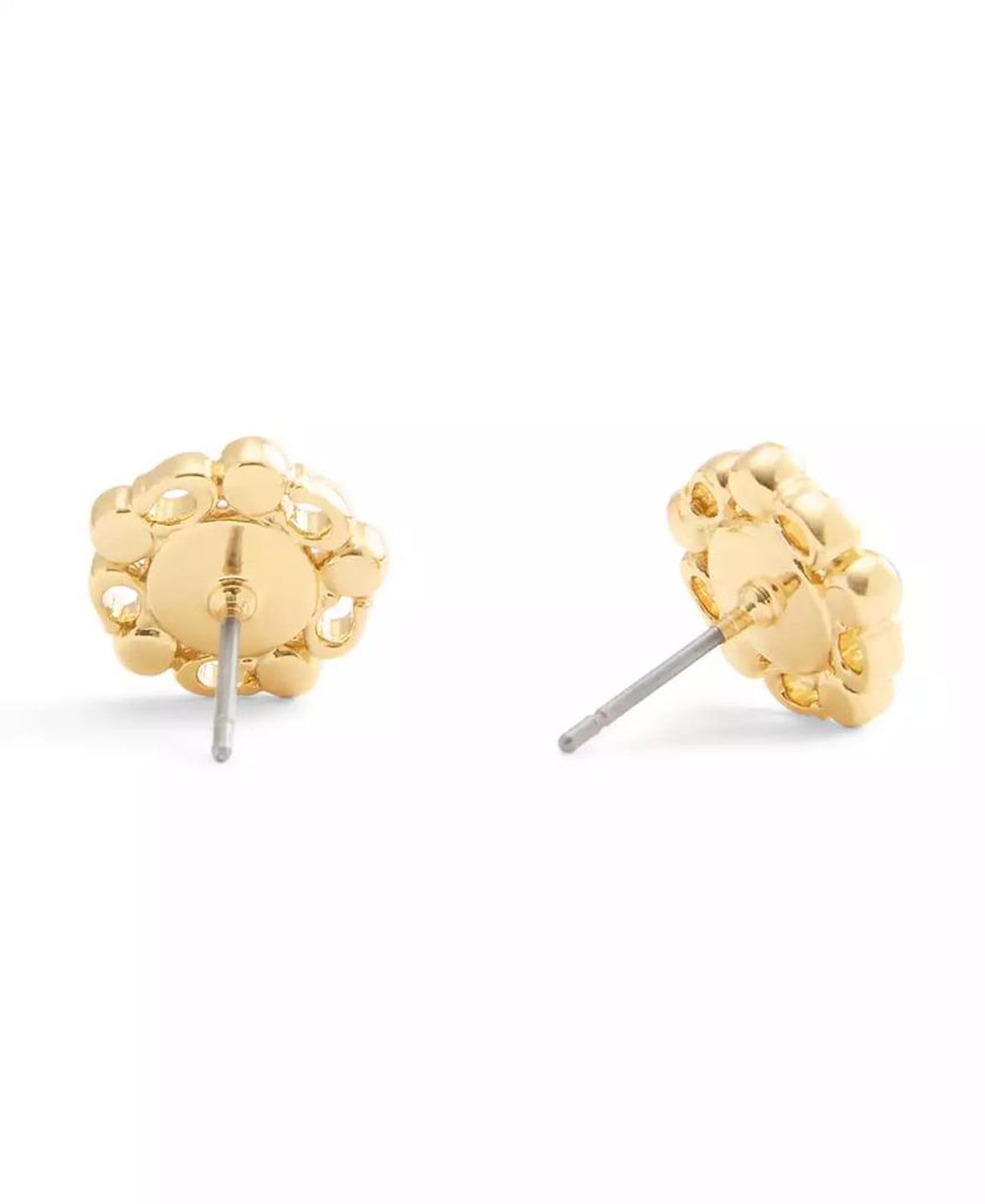 Faux Stone Signature Heritage Cultivated Pearl Stud Earrings