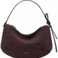 Loop Medium Suede Shoulder Bag