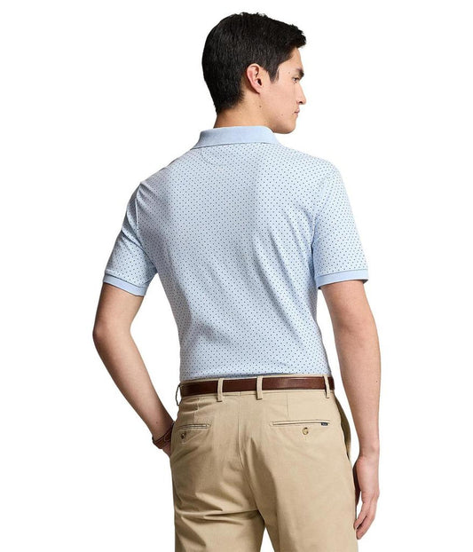 Classic Fit Print Soft Cotton Polo Shirt