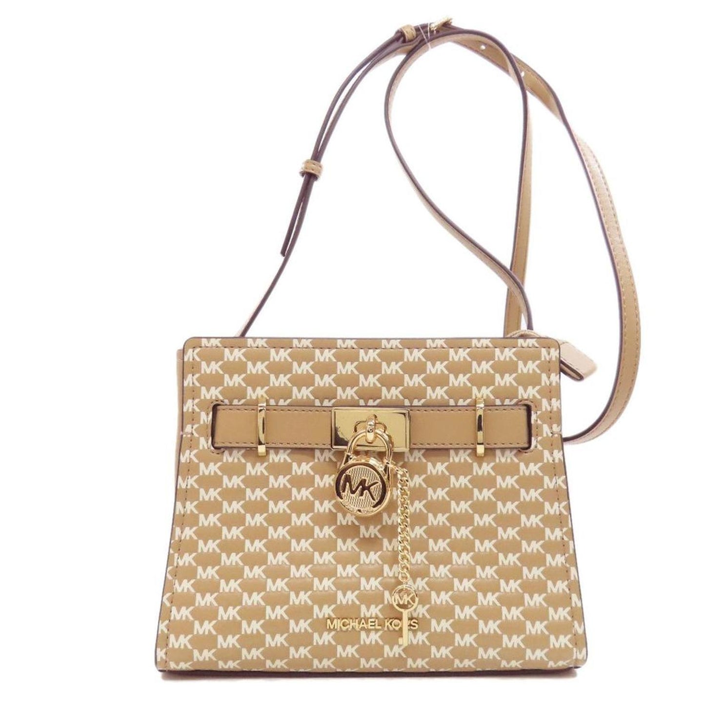 Michael Kors Hamilton  Leather Shoulder Bag (Pre-Owned)