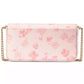 Serena Spring Pansies Leather Chain Wallet