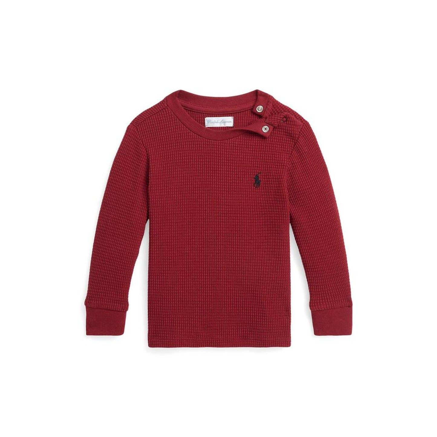 Waffle-Knit Cotton Long-Sleeve Tee (Infant)