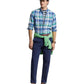 Classic Fit Plaid Linen Shirt
