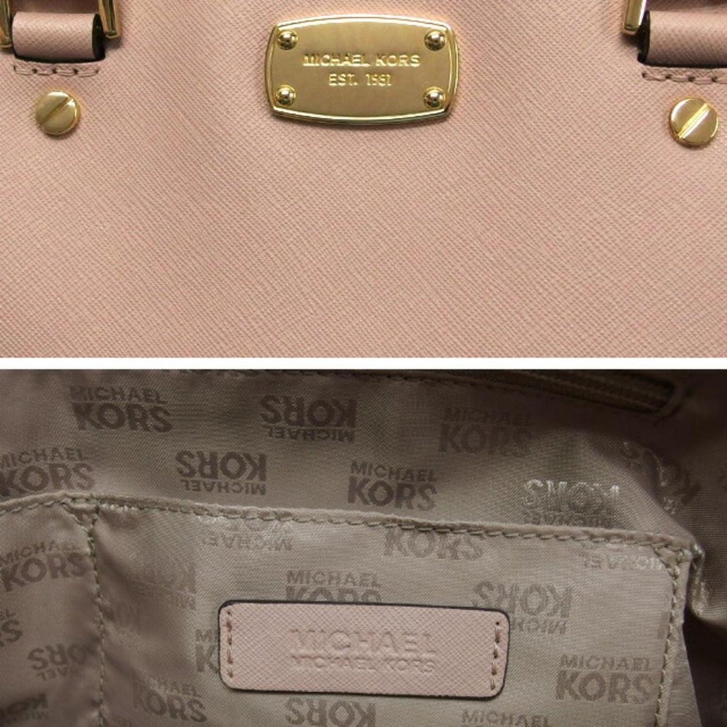 Leather Handbag Shoulder Bag (Pre-Owned)