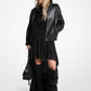 Oversized Leather Blouson Jacket