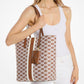 Vincent Large Logo Jacquard Tote Bag with Card Case