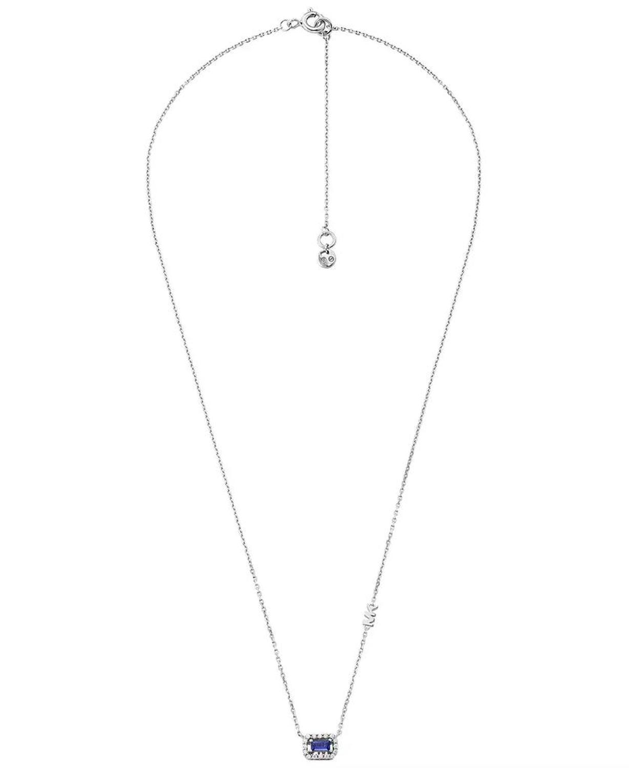 Cubic Zirconia Cut Pendant Necklace