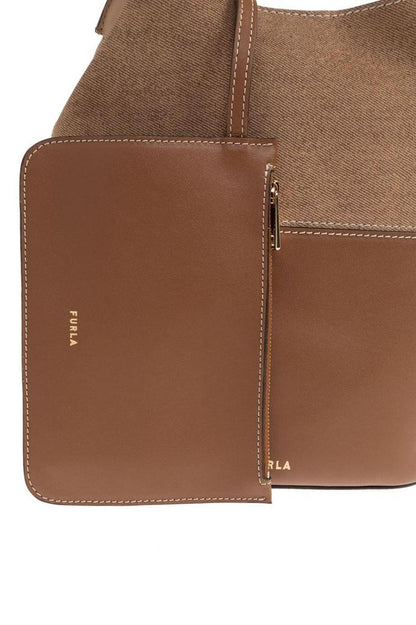 Furla Sfera S Logo Stamp Bucket Bag