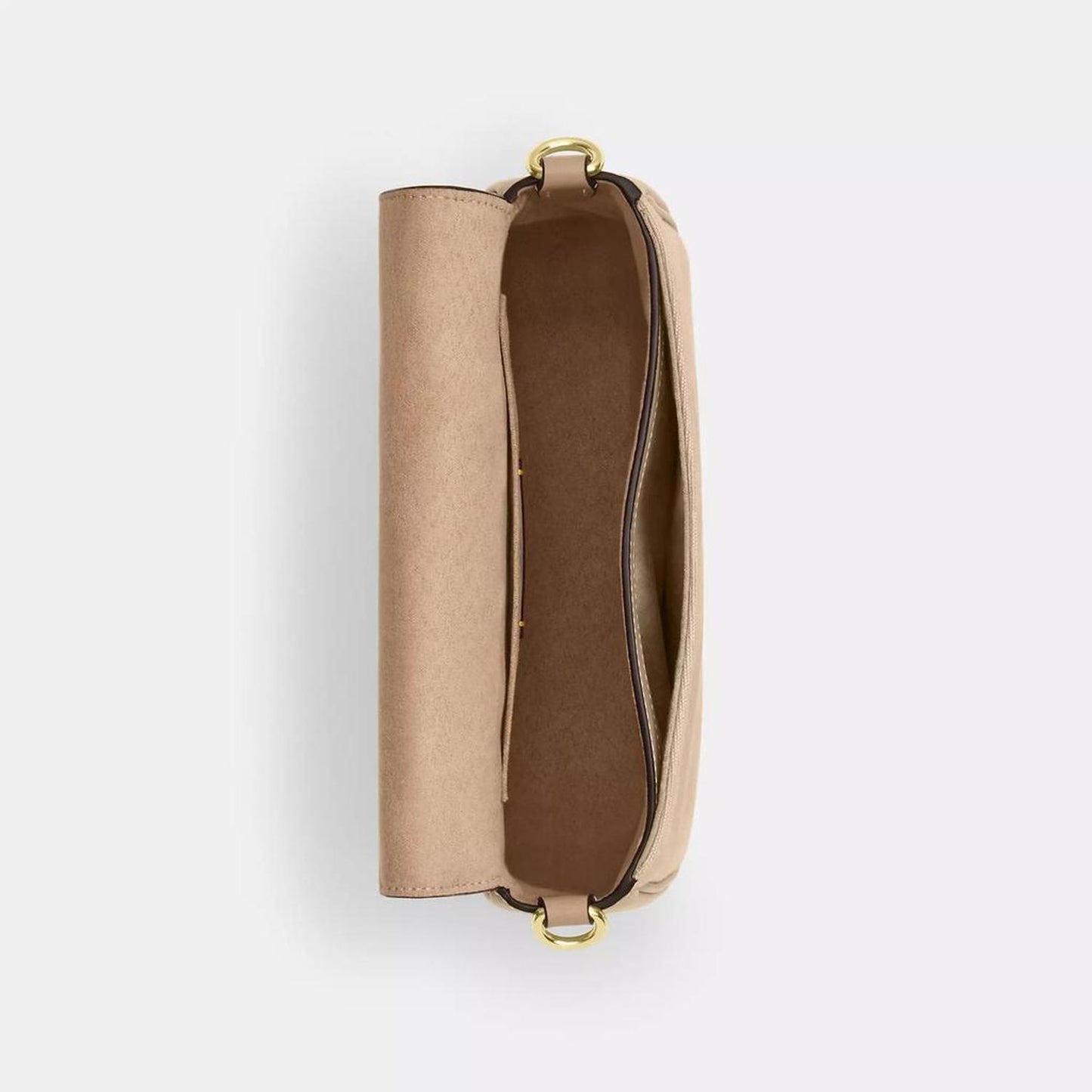 Amelia Saddle Bag With Signature Canvas