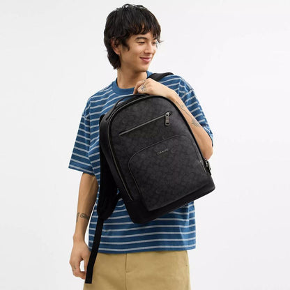Ethan Backpack In Signature Canvas