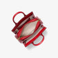 Laila Small Metallic Signature Logo Satchel