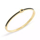 Gold Plated Hinged Bangle Bracelets