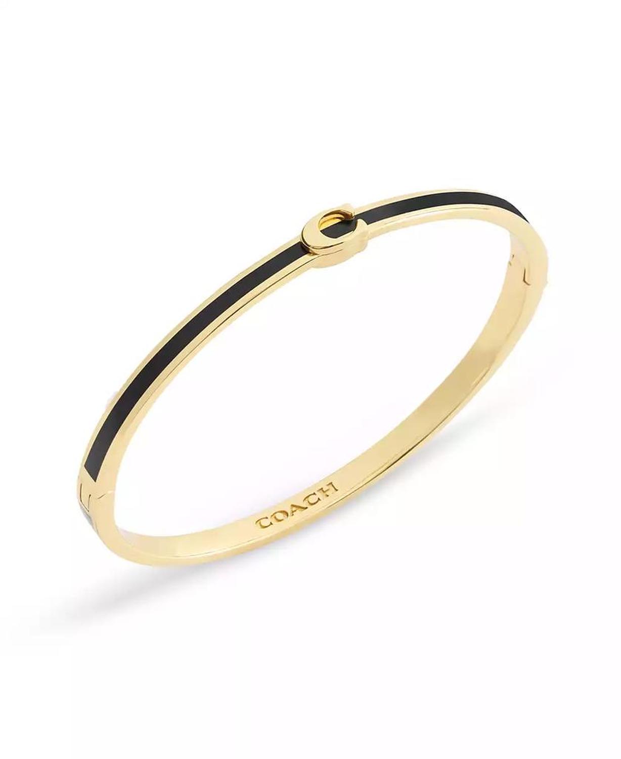 Gold Plated Hinged Bangle Bracelets