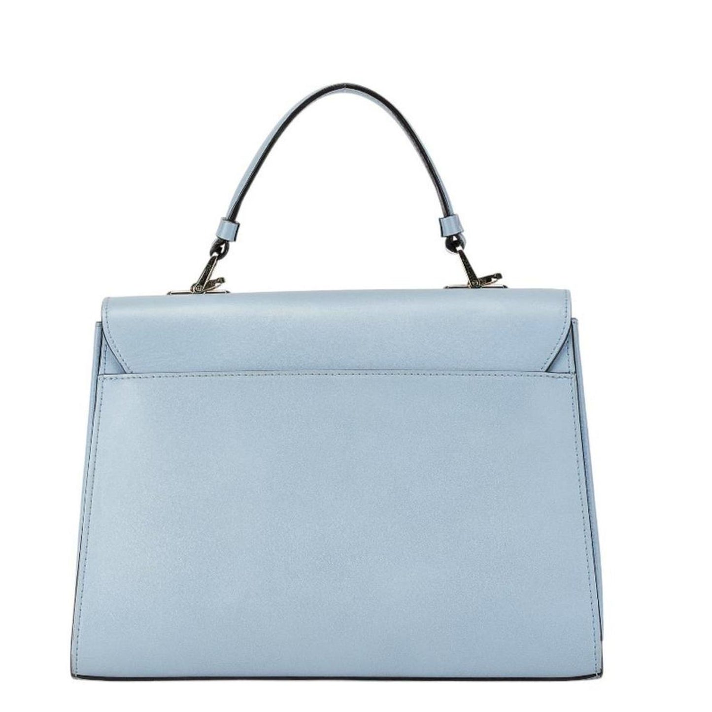 blue  Leather Handbag Shoulder Bag (Pre-Owned)